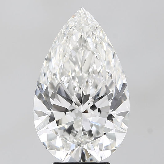 Lab-Grown Pear Diamond - 6.09 Carats, F Color, VS1 Clarity - Certified by IGI - Report Number: LG700592597