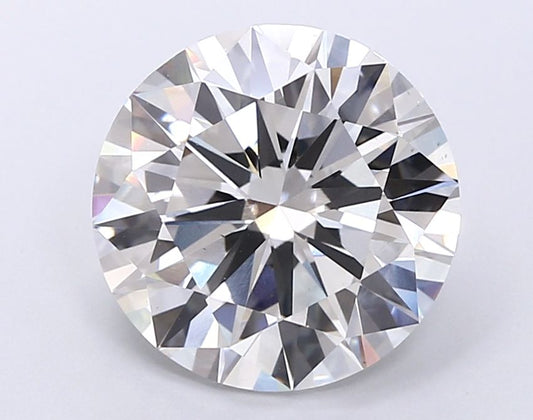 Lab-Grown Round Diamond - 5.0 Carats, F Color, VS1 Clarity - Certified by IGI - Report Number: LG696558591