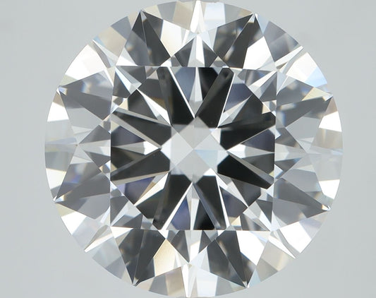 Lab-Grown Round Diamond - 7.02 Carats, F Color, VS1 Clarity - Certified by IGI - Report Number: LG677574357