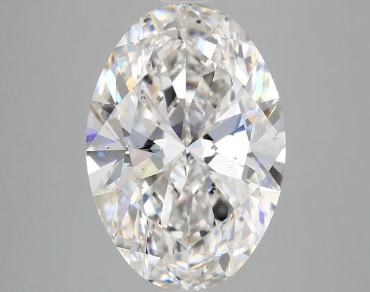 Lab-Grown Oval Diamond - 4.7 Carats, F Color, VS2 Clarity - Certified by IGI - Report Number: LG683575345