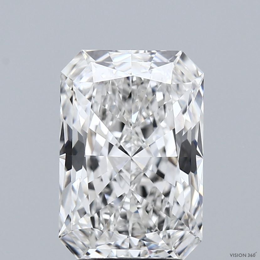 Lab-Grown Radiant Diamond - 3.02 Carats, F Color, VS1 Clarity - Certified by IGI - Report Number: LG712554390