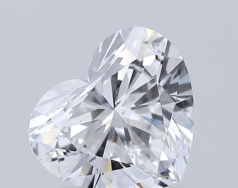 Lab-Grown Heart Diamond - 0.91 Carats, E Color, VS2 Clarity - Certified by IGI - Report Number: LG621479576