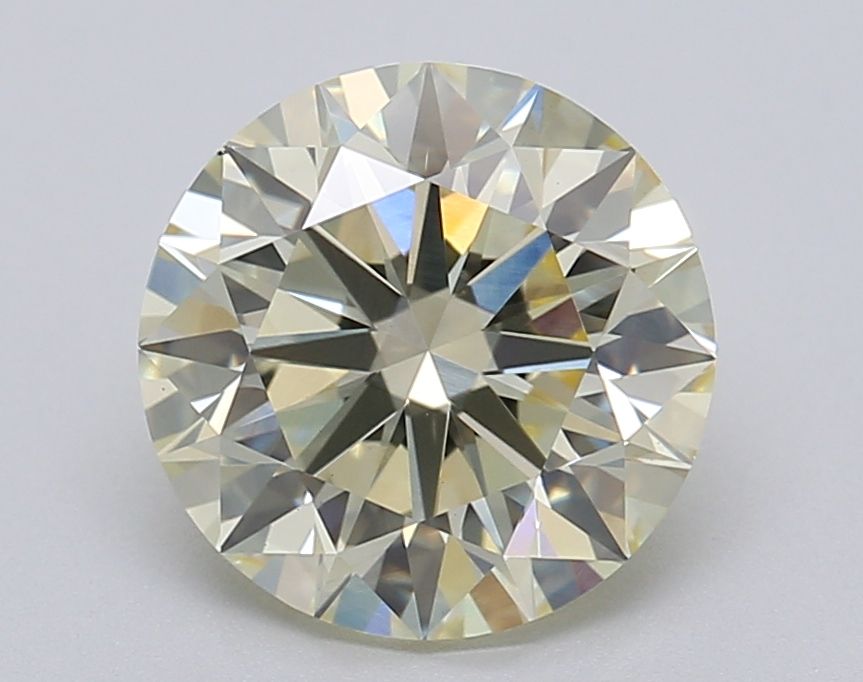 Lab-Grown Round Diamond - 2.08 Carats, W-X Color, VS1 Clarity - Certified by IGI - Report Number: LG611372081