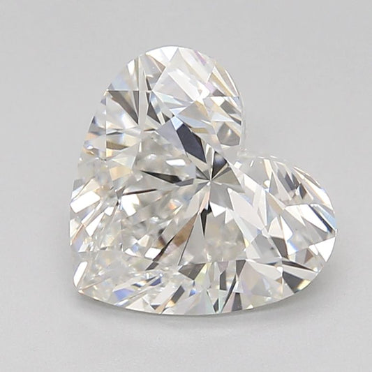 Lab-Grown Heart Diamond - 2.58 Carats, E Color, VVS2 Clarity - Certified by IGI - Report Number: LG693518350