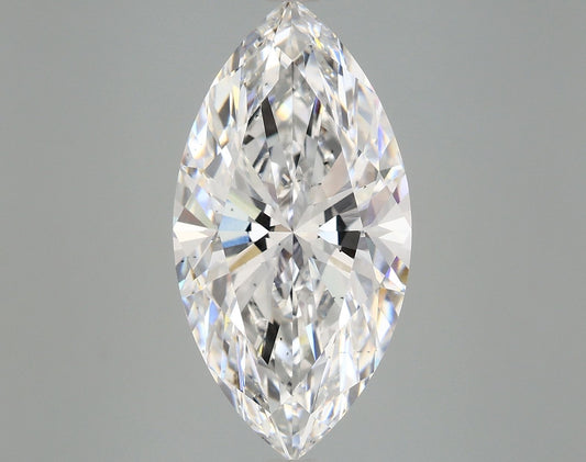 Lab-Grown Marquise Diamond - 6.05 Carats, E Color, VS2 Clarity - Certified by IGI - Report Number: LG683531718