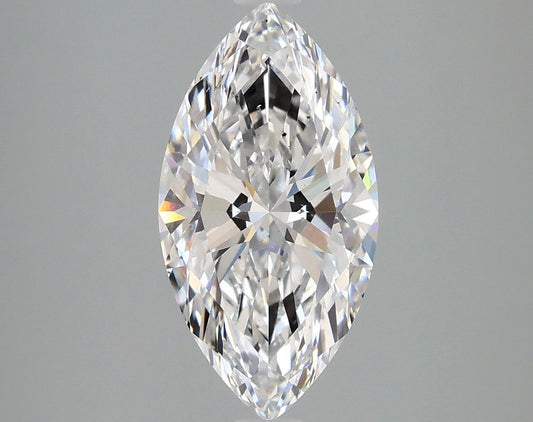 Lab-Grown Marquise Diamond - 2.47 Carats, E Color, VS2 Clarity - Certified by IGI - Report Number: LG646460616