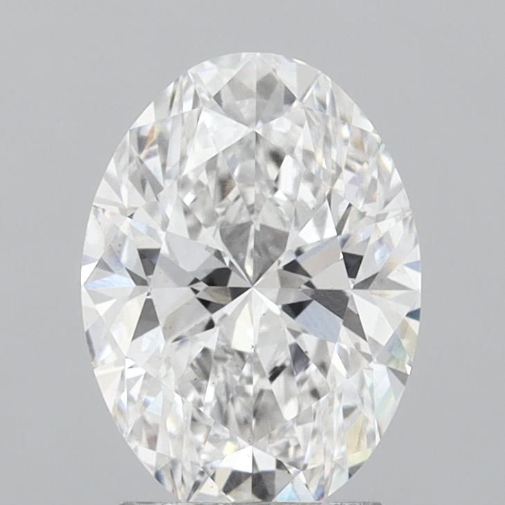 Lab-Grown Oval Diamond - 2.52 Carats, E Color, VS2 Clarity - Certified by IGI - Report Number: LG717507586