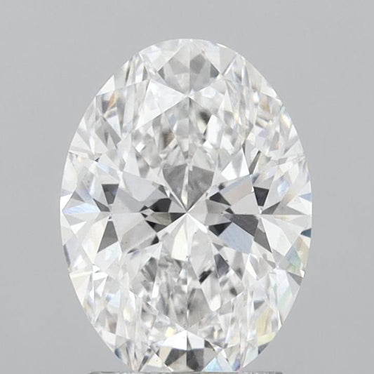 Lab-Grown Oval Diamond - 2.52 Carats, E Color, VS2 Clarity - Certified by IGI - Report Number: LG717507586