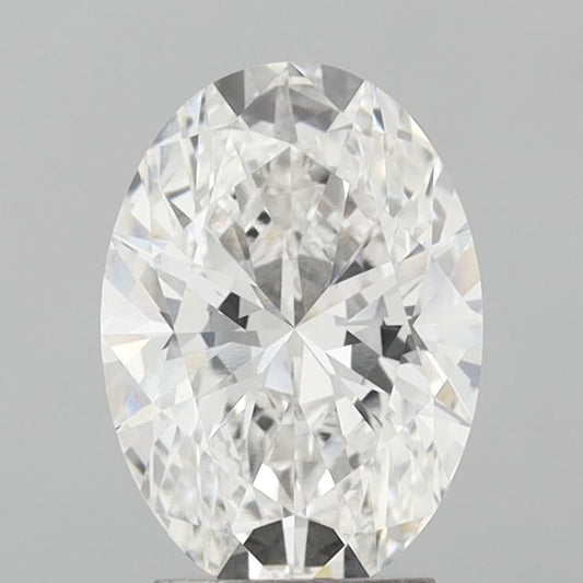 Lab-Grown Oval Diamond - 3.02 Carats, F Color, VS1 Clarity - Certified by IGI - Report Number: LG717585616