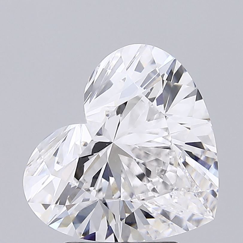 Lab-Grown Heart Diamond - 3.58 Carats, F Color, VVS2 Clarity - Certified by IGI - Report Number: LG591367427