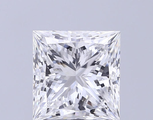 Lab-Grown Princess Diamond - 5.04 Carats, E Color, VS1 Clarity - Certified by IGI - Report Number: LG677541788