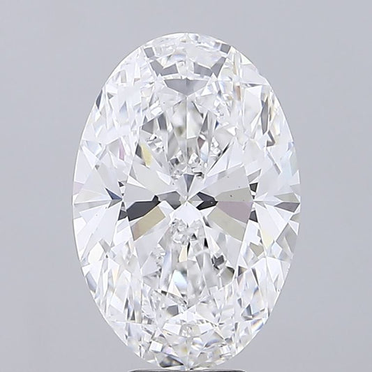 Lab-Grown Oval Diamond - 8.34 Carats, E Color, VS1 Clarity - Certified by IGI - Report Number: LG681553193