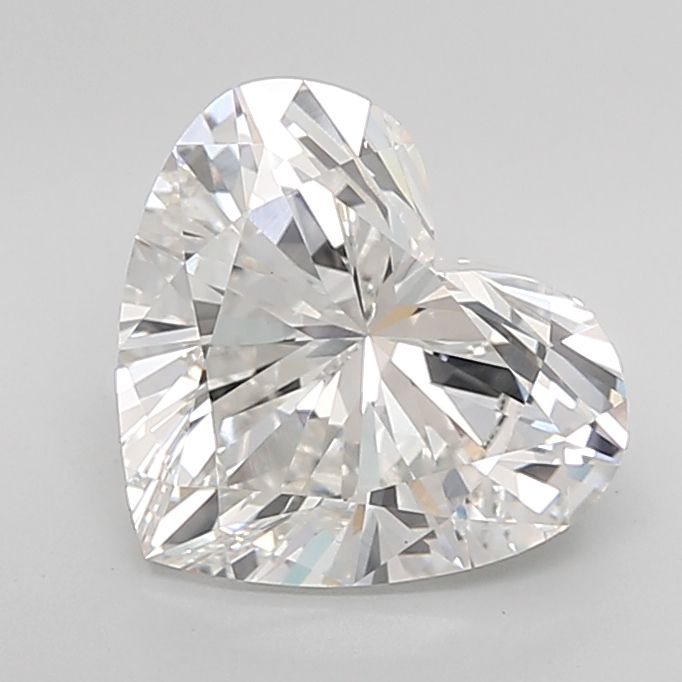 Lab-Grown Heart Diamond - 4.01 Carats, F Color, VS1 Clarity - Certified by IGI - Report Number: LG702578642