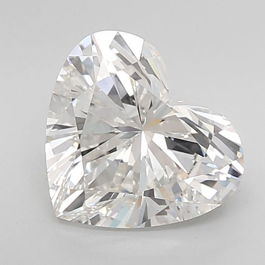 Lab-Grown Heart Diamond - 4.01 Carats, F Color, VS1 Clarity - Certified by IGI - Report Number: LG702578642