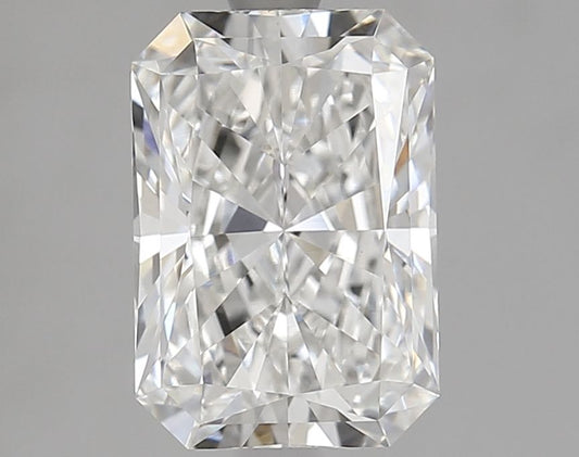Lab-Grown Radiant Diamond - 2.54 Carats, F Color, VVS2 Clarity - Certified by IGI - Report Number: LG712574537