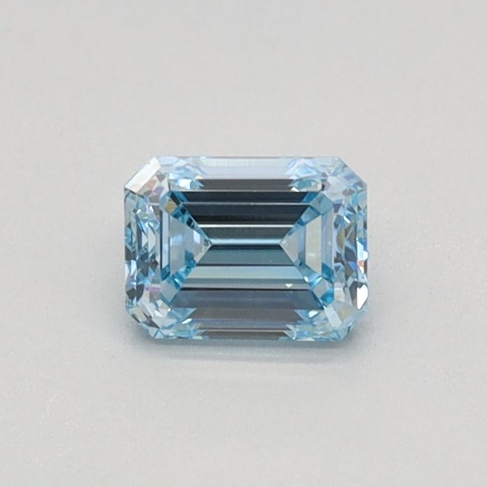 Lab-Grown Emerald Diamond - 0.34 Carats, Fancy Intense Blue Color, VVS2 Clarity - Certified by IGI - Report Number: LG626435601
