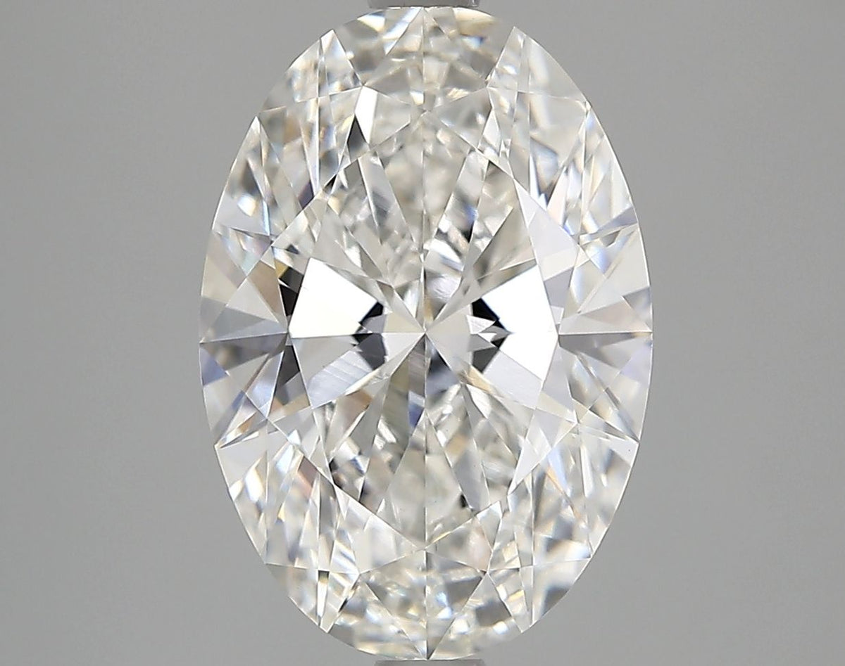 Lab-Grown Oval Diamond - 3.5 Carats, F Color, VVS2 Clarity - Certified by IGI - Report Number: LG689505502