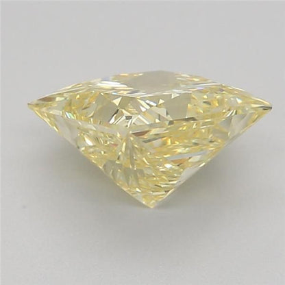 Lab-Grown Princess Diamond - 1.09 Carats, Fancy Intense Yellow Color, VS1 Clarity - Certified by IGI - Report Number: LG624409785