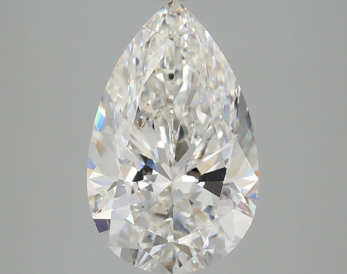 Lab-Grown Pear Diamond - 5.02 Carats, F Color, VS2 Clarity - Certified by IGI - Report Number: LG670446004