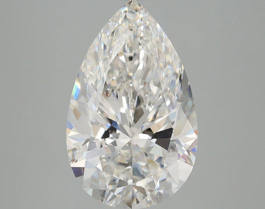Lab-Grown Pear Diamond - 5.02 Carats, F Color, VS2 Clarity - Certified by IGI - Report Number: LG670446004