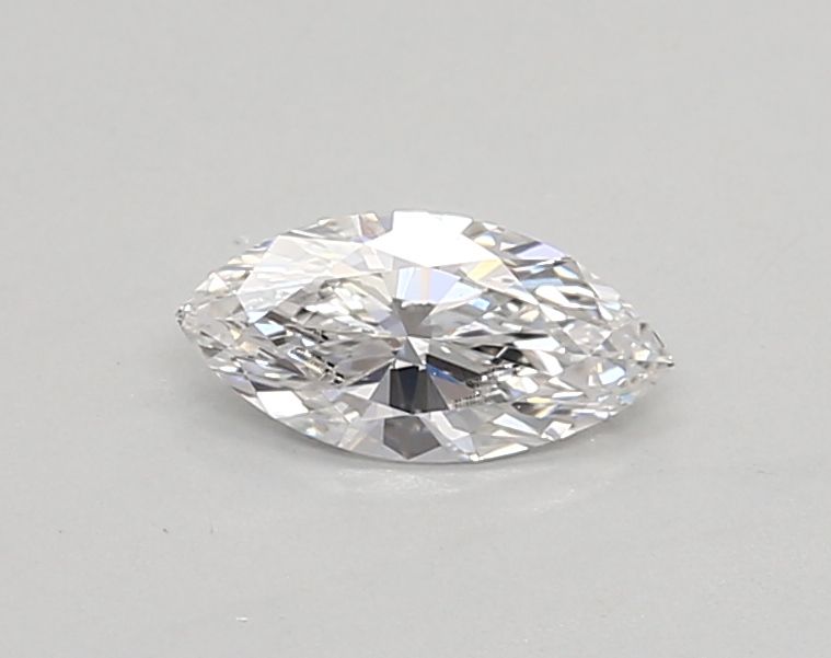 Lab-Grown Marquise Diamond - 0.33 Carats, E Color, VVS2 Clarity - Certified by IGI - Report Number: LG673409709