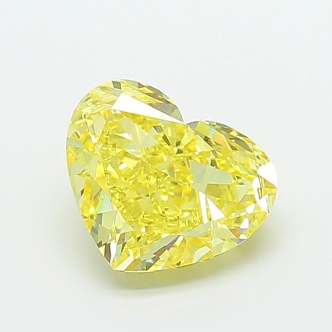 Heart 2.81ct Fancy Intense Yellow VS2 - Cut • IGI • LG809685826