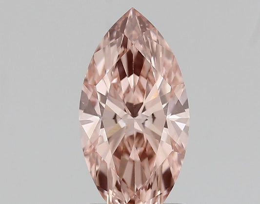 Lab-Grown Marquise Diamond - 1.19 Carats, Fancy Vivid Pink Color, VS1 Clarity - Certified by IGI - Report Number: LG669450467