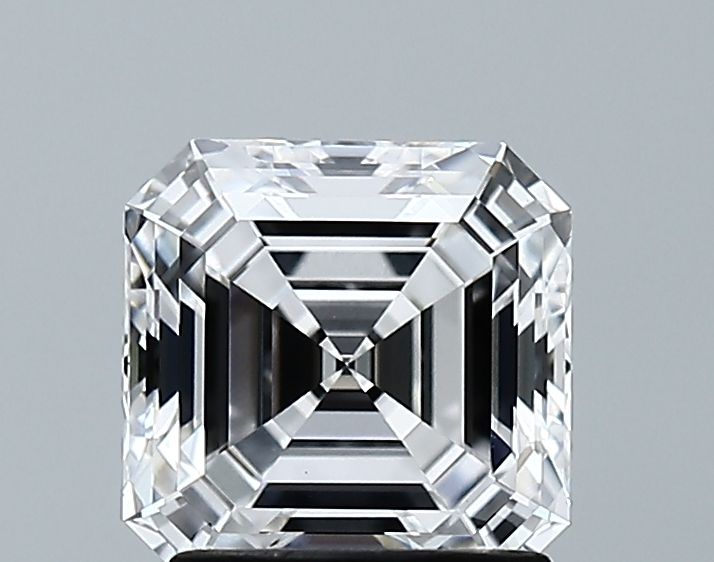 Lab-Grown Asscher Diamond - 1.64 Carats, D Color, VVS2 Clarity - Certified by GIA - Report Number: 6505535965