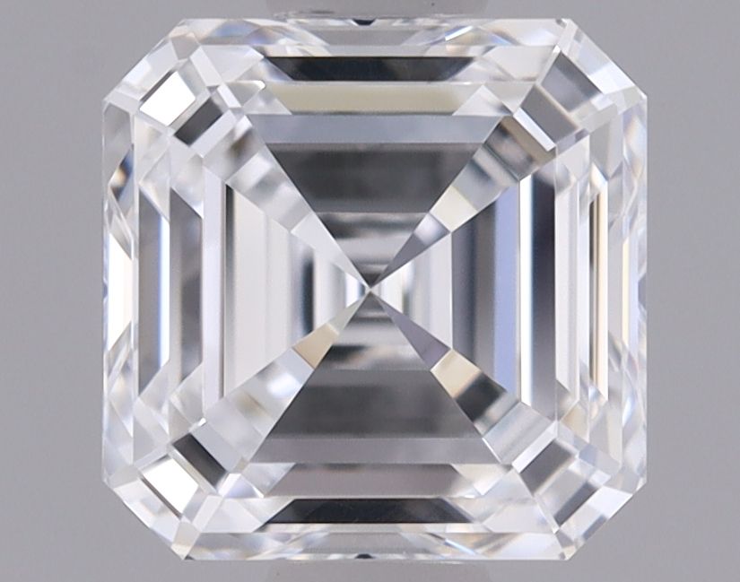 Lab-Grown Asscher Diamond - 1.01 Carats, D Color, VVS2 Clarity - Certified by GIA - Report Number: 1488474068