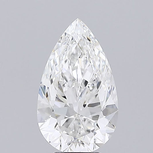 Lab-Grown Pear Diamond - 3.51 Carats, F Color, VS1 Clarity - Certified by IGI - Report Number: LG683509373
