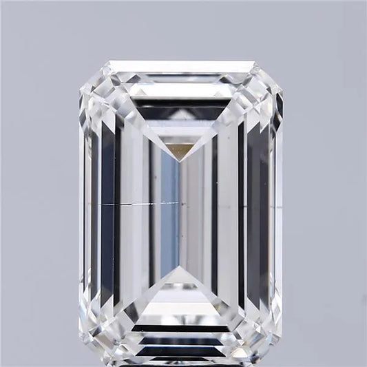 9.02ct Emerald Lab Grown Diamond (Colour G, Clarity SI1, IGI Certified)