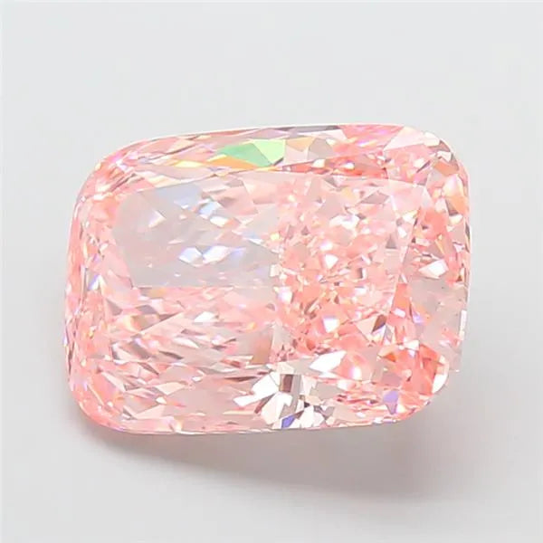 9.05ct Cushion modified Lab Grown Diamond (Colour Fancy Vivid Pink, Clarity VS1, IGI Certified)