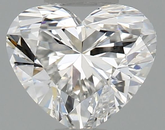 Lab-Grown Heart Diamond - 0.96 Carats, E Color, VVS2 Clarity - Certified by IGI - Report Number: LG712530110