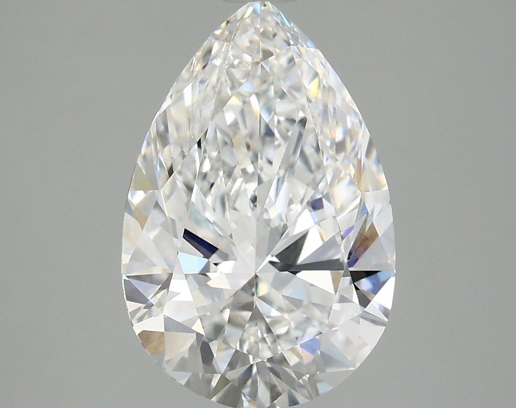 Lab-Grown Pear Diamond - 2.97 Carats, E Color, VVS2 Clarity - Certified by IGI - Report Number: LG683541849