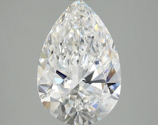 Lab-Grown Pear Diamond - 2.97 Carats, E Color, VVS2 Clarity - Certified by IGI - Report Number: LG683541849