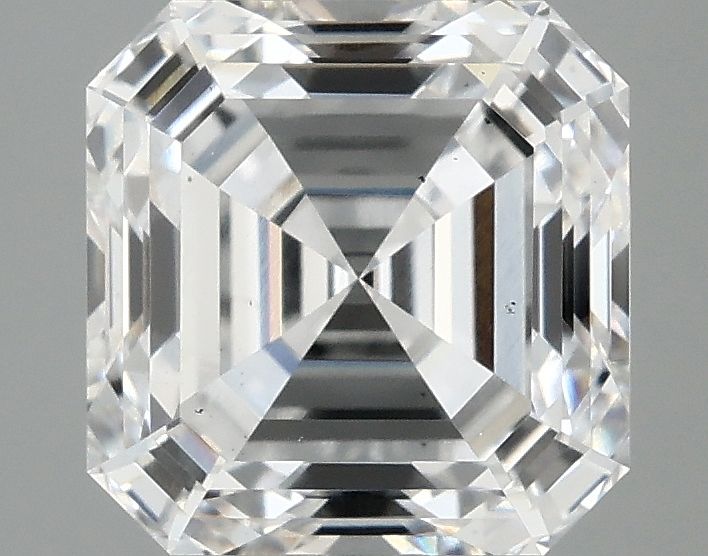 Lab-Grown Asscher Diamond - 2.45 Carats, D Color, VS1 Clarity - Certified by IGI - Report Number: LG715577996