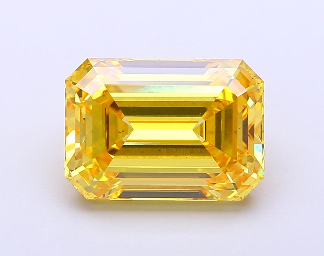 Emerald 5.15ct Fancy Vivid Yellow VS2 - Cut • IGI • LG707528934