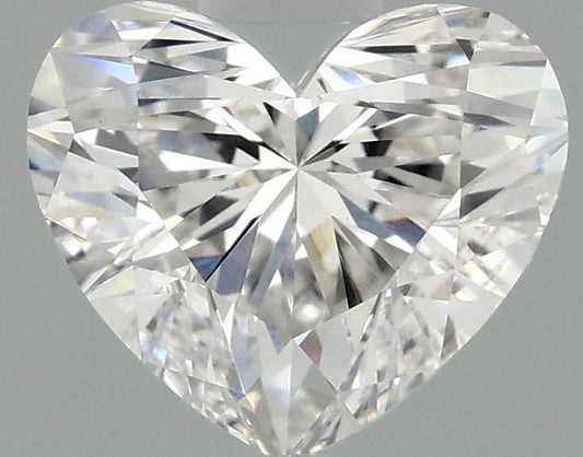 Lab-Grown Heart Diamond - 0.96 Carats, E Color, VVS2 Clarity - Certified by IGI - Report Number: LG711520783