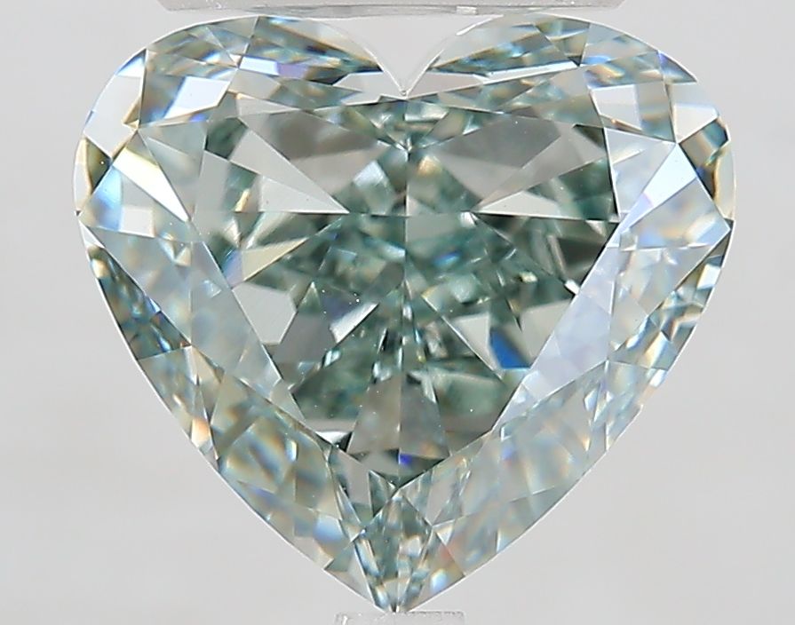 Heart 4.85ct Fancy Intense Gray Green VVS2 - Cut • IGI • LG788614944