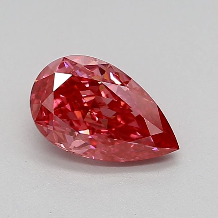Lab-Grown Pear Diamond - 1.5 Carats, Fancy Vivid Pink Color, VS1 Clarity - Certified by IGI - Report Number: LG632431016