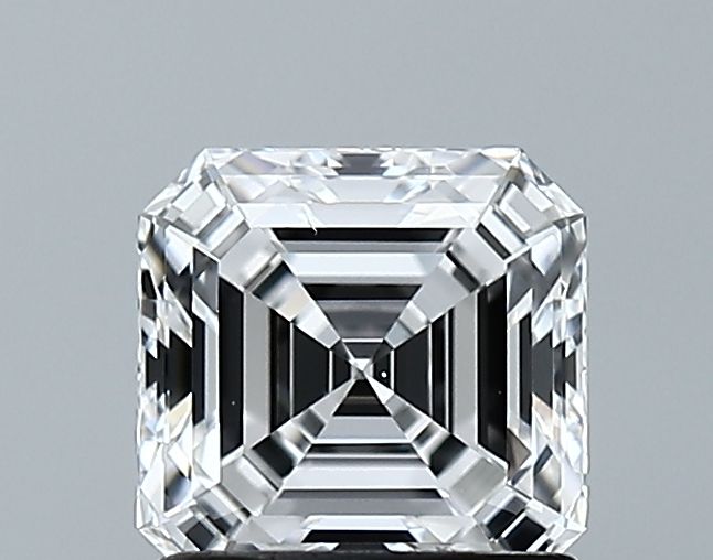 Lab-Grown Asscher Diamond - 1.28 Carats, D Color, VVS1 Clarity - Certified by GIA - Report Number: 6237440935