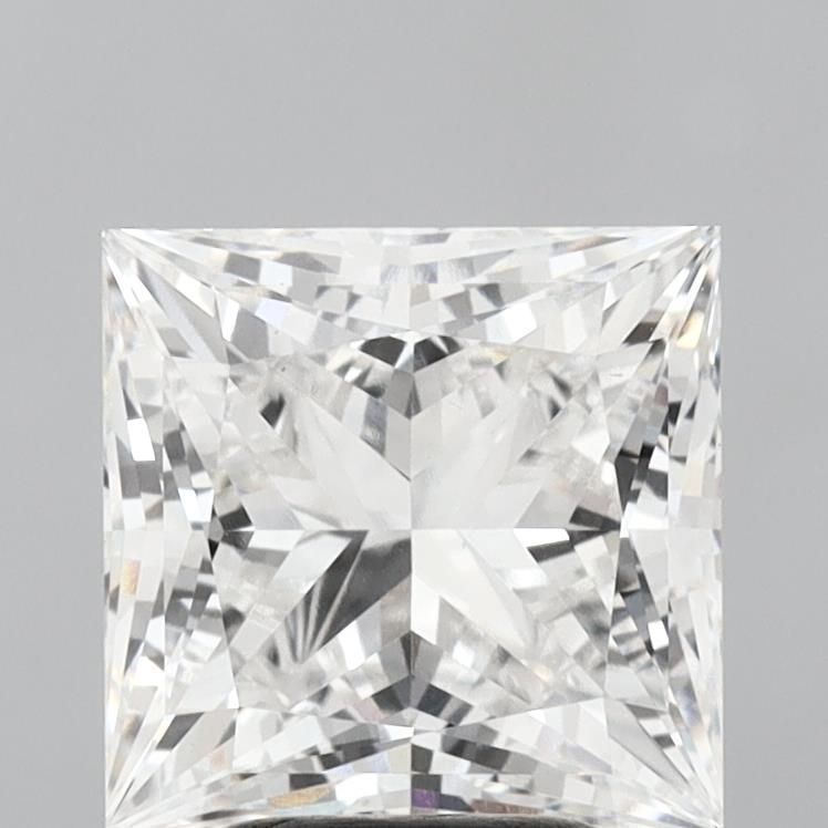 Lab-Grown Princess Diamond - 4.04 Carats, F Color, VS1 Clarity - Certified by IGI - Report Number: LG685556032