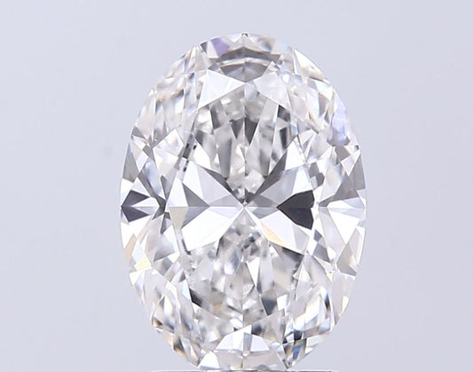 Lab-Grown Oval Diamond - 2.59 Carats, F Color, VS1 Clarity - Certified by IGI - Report Number: LG696503055