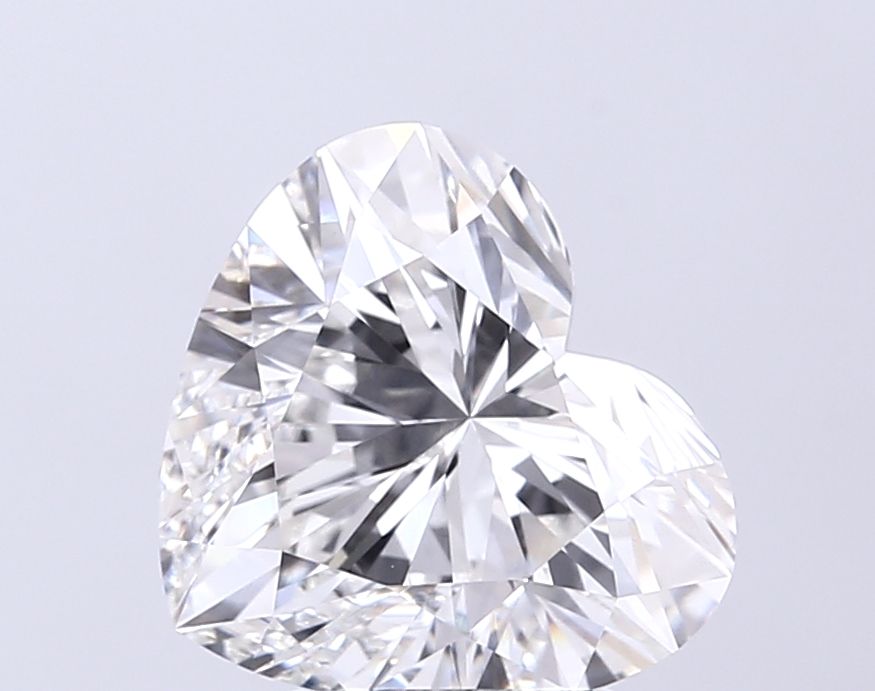 Lab-Grown Heart Diamond - 4.01 Carats, F Color, VS1 Clarity - Certified by IGI - Report Number: LG710511434
