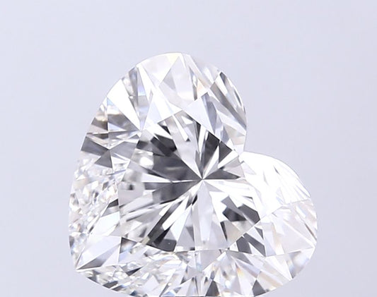 Lab-Grown Heart Diamond - 4.01 Carats, F Color, VS1 Clarity - Certified by IGI - Report Number: LG710511434