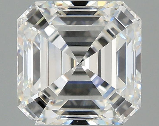 Lab-Grown Asscher Diamond - 3.05 Carats, F Color, VVS2 Clarity - Certified by IGI - Report Number: LG687503204
