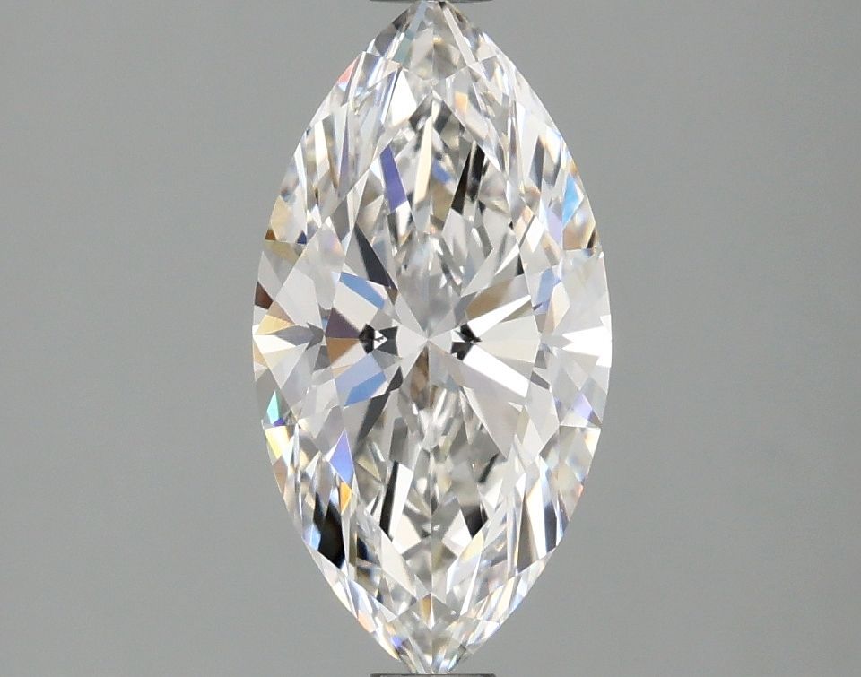 Lab-Grown Marquise Diamond - 1.46 Carats, F Color, VVS2 Clarity - Certified by IGI - Report Number: LG677576894