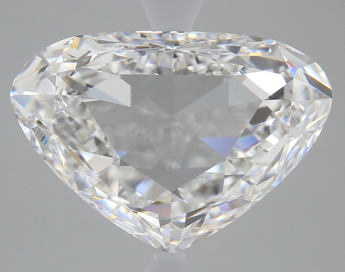 Lab-Grown Heart Diamond - 5.12 Carats, D Color, VVS2 Clarity - Certified by IGI - Report Number: LG692594958