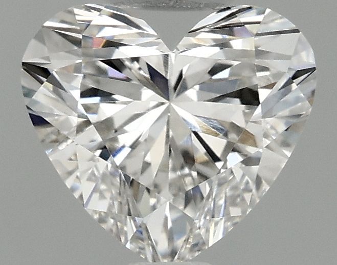 Lab-Grown Heart Diamond - 0.97 Carats, F Color, VVS2 Clarity - Certified by IGI - Report Number: LG704577769