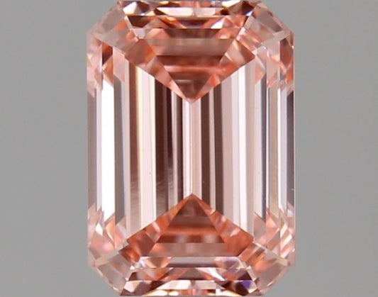 Lab-Grown Emerald Diamond - 1.54 Carats, Fancy Intense Pink Color, VS1 Clarity - Certified by IGI - Report Number: LG638455501